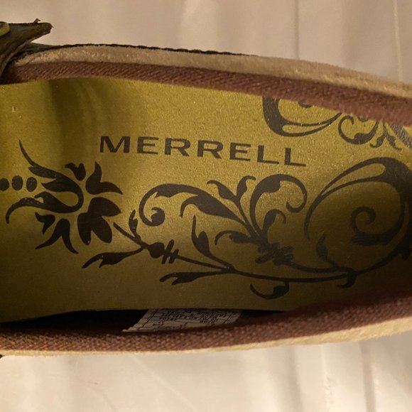 Merrell Plaza Bandeaux Dark Taupe Shoes 6.5 Very Nice!! - Picture 5 of 9